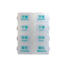 Caixa do comprimido de plástico médico de venda quente